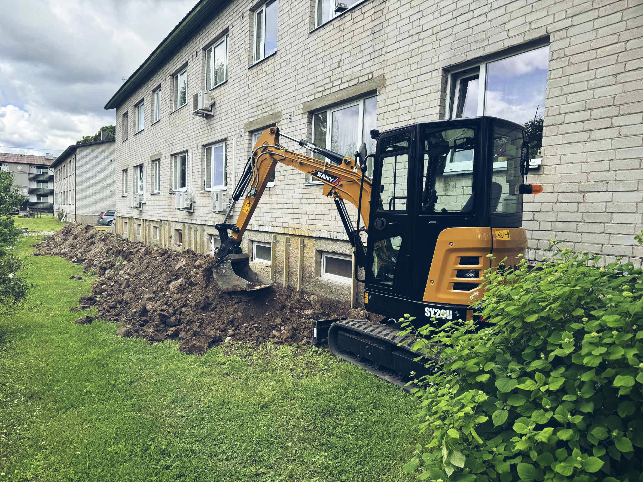 Kaevetööd ekskavaatoriga